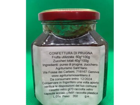 Confettura Prugna (vaso 350 gr.)