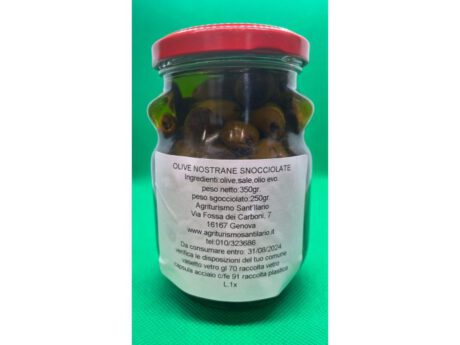 Olive snocciolate riviera in olio extravergine di oliva