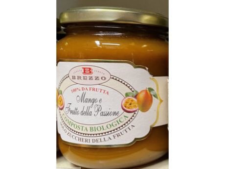 Brezzo Composta Senza Zucchero Mango Frutto della Passione BIO