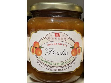 Brezzo Composta Senza Zucchero Pesche BIO