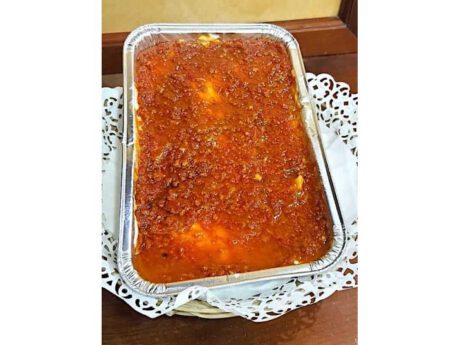 Lasagne da Forno al Ragù (porzione singola 400 gr.)