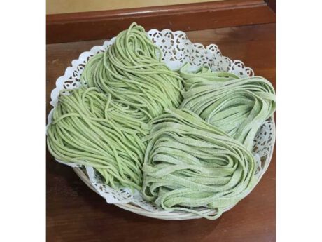 Pasta all’uovo verde (porzione singola 150 gr.)
