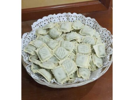 Ravioli ripieno Borragine (porzione singola 200 gr.)