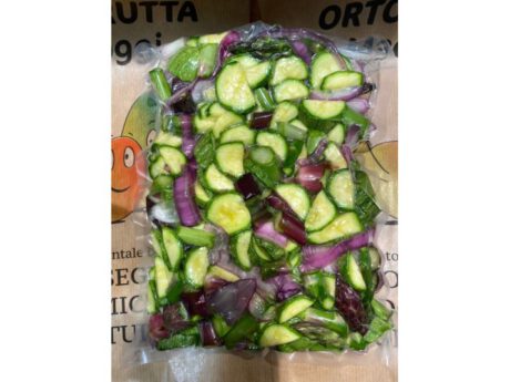 Contorno Primavera verdura tagliata busta da 500gr circa X 3 persone SOTTOVUOTO