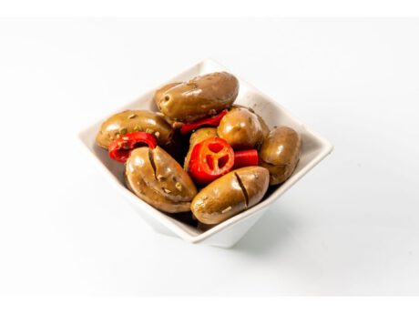 Oliva “Bella di Cerignola” con peperoncino;