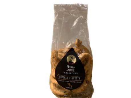 Taralli cipolla e uvetta