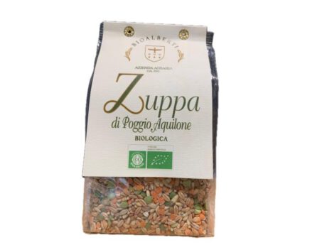 Zuppa di Poggio aquilone, prodotto biologico