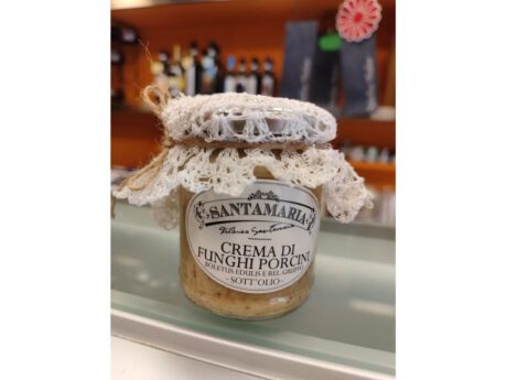 Santamaria Calizzano Crema Di Funghi Porcini Con Olio Evo Italiano 180 gr.