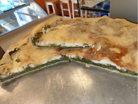 Torta di bietole e prescinseua senza uova (Tórta de gioe-e)