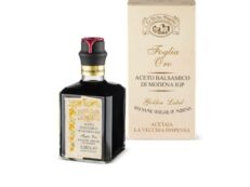 Aceto balsamico di Modena IGP foglia oro