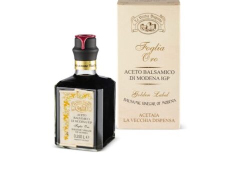 Aceto balsamico di Modena IGP foglia oro